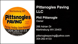 Participation Ribbon Sponsor – Pittsnogle Paving, LLC
