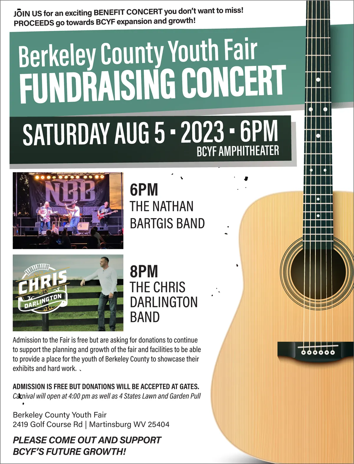 Berkeley County Youth Fair Fundraising Concert
