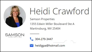 Participation Ribbon Sponsor – Heidi Crawford, Realtor